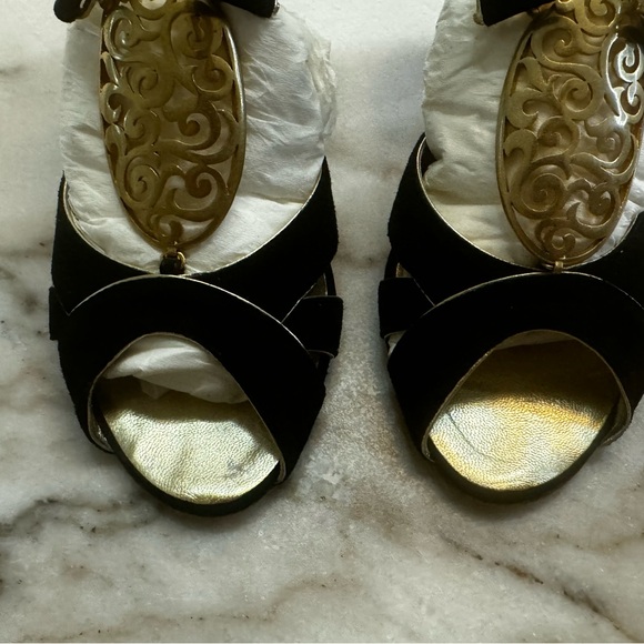 Guiseppe Zanotti Black Suede Sandals - Picture 13 of 13